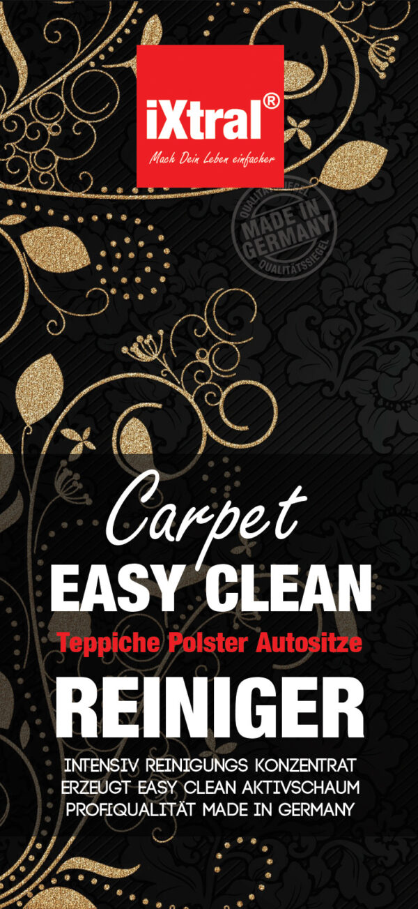 iXtral® Carpet EASY CLEAN Polsterreiniger Teppichreiniger Fleckentferner