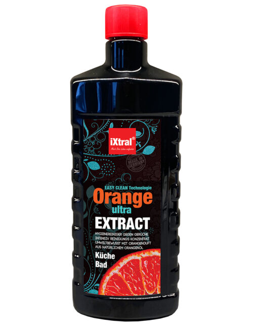 iXtral Orange ultra EASY CLEAN Extract Orangenreiniger Küche Bad als Allzweckreiniger, Entfetter, Geruchsvernichter