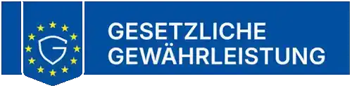 Gesetzliche Gewährleistung – 2 Jahre